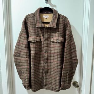 Wallace & Barnes double-cloth wool-blend shirt-jacket